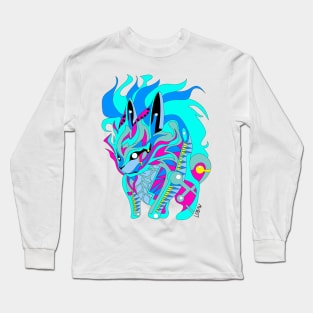 rabbit esquilax ecopop wonderful kaiju in mexican patterns Long Sleeve T-Shirt